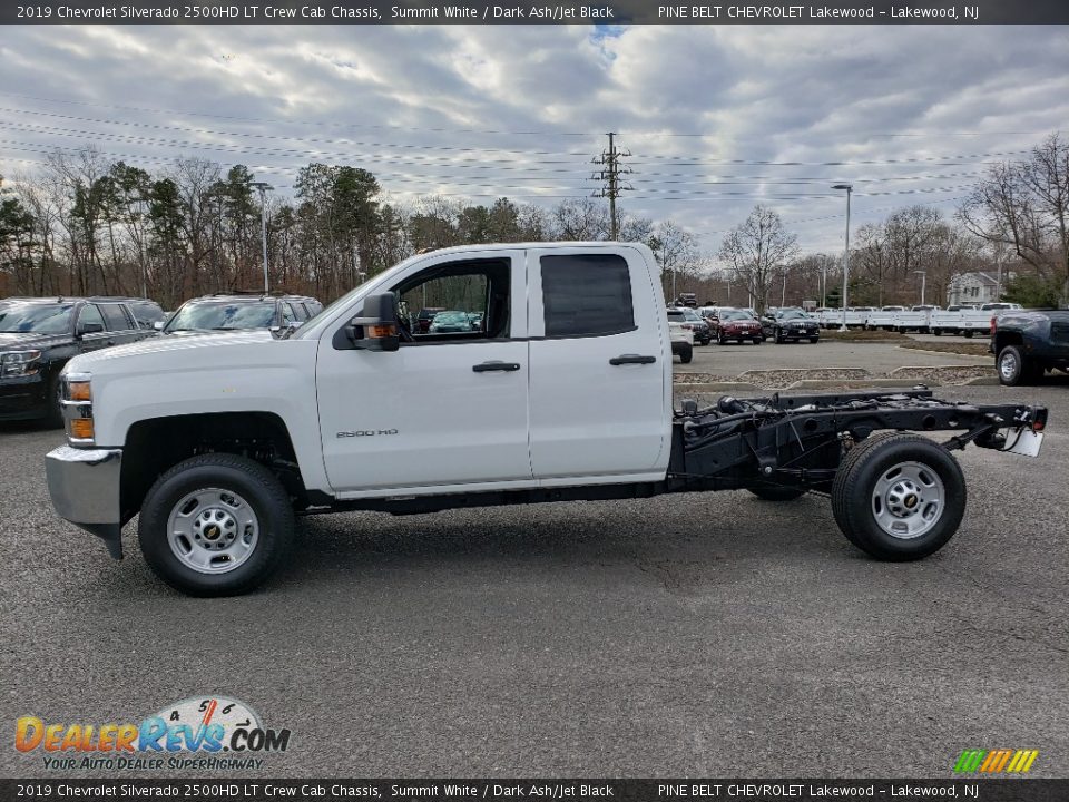 2019 Chevrolet Silverado 2500HD LT Crew Cab Chassis Summit White / Dark Ash/Jet Black Photo #3