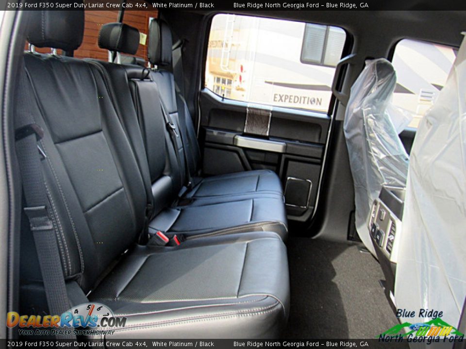 2019 Ford F350 Super Duty Lariat Crew Cab 4x4 White Platinum / Black Photo #12