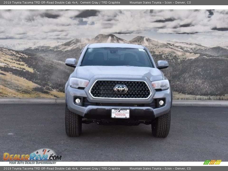 2019 Toyota Tacoma TRD Off-Road Double Cab 4x4 Cement Gray / TRD Graphite Photo #2