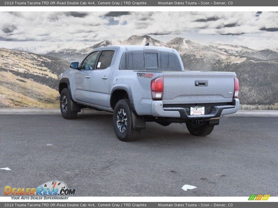 2019 Toyota Tacoma TRD Off-Road Double Cab 4x4 Cement Gray / TRD Graphite Photo #3