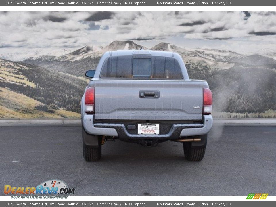 2019 Toyota Tacoma TRD Off-Road Double Cab 4x4 Cement Gray / TRD Graphite Photo #4