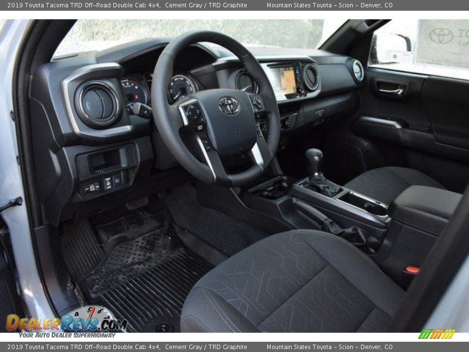 2019 Toyota Tacoma TRD Off-Road Double Cab 4x4 Cement Gray / TRD Graphite Photo #5