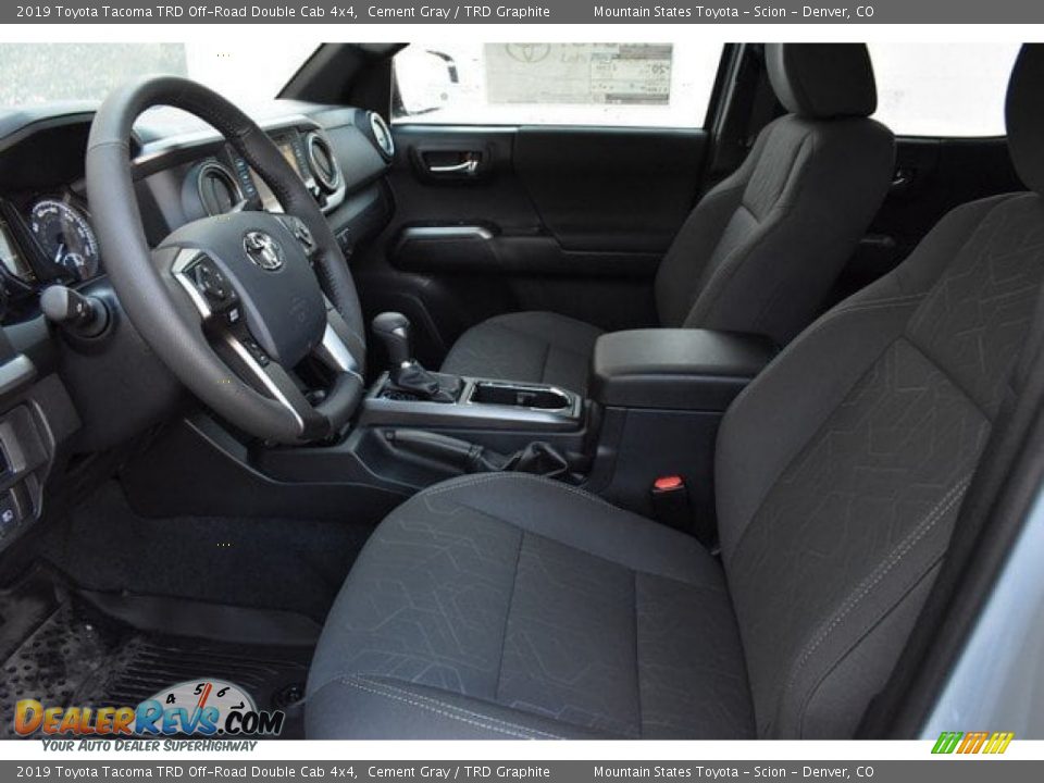 2019 Toyota Tacoma TRD Off-Road Double Cab 4x4 Cement Gray / TRD Graphite Photo #6