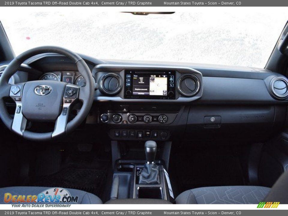 2019 Toyota Tacoma TRD Off-Road Double Cab 4x4 Cement Gray / TRD Graphite Photo #8