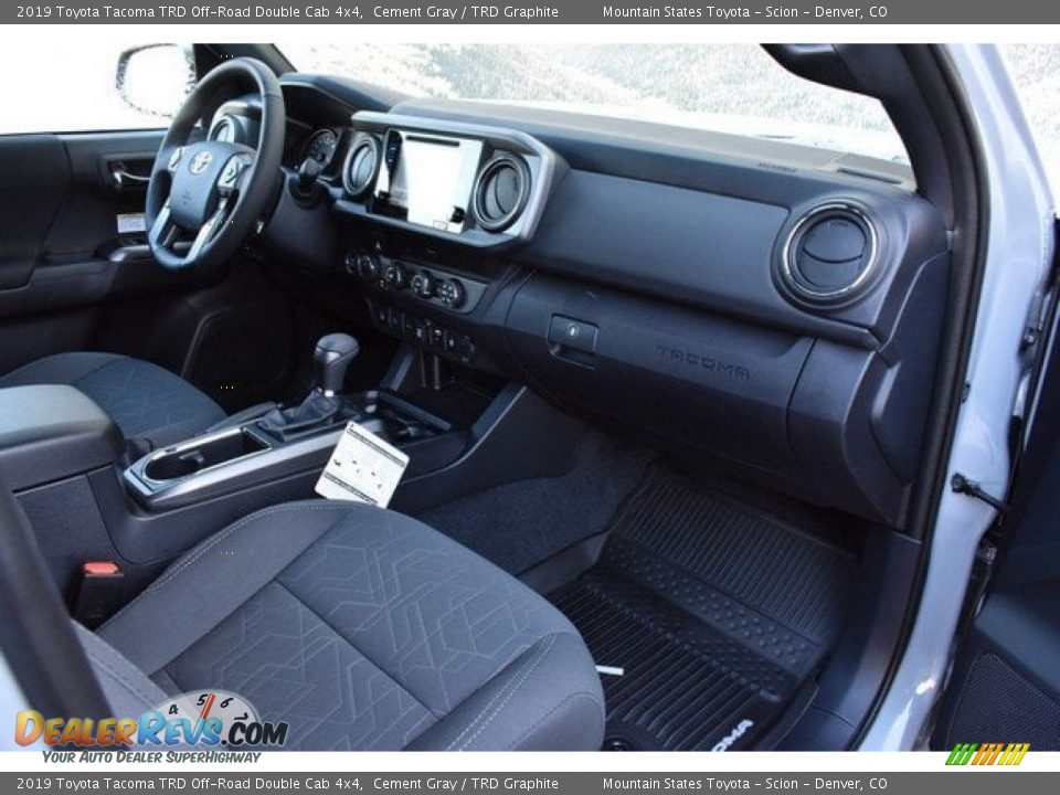 2019 Toyota Tacoma TRD Off-Road Double Cab 4x4 Cement Gray / TRD Graphite Photo #11