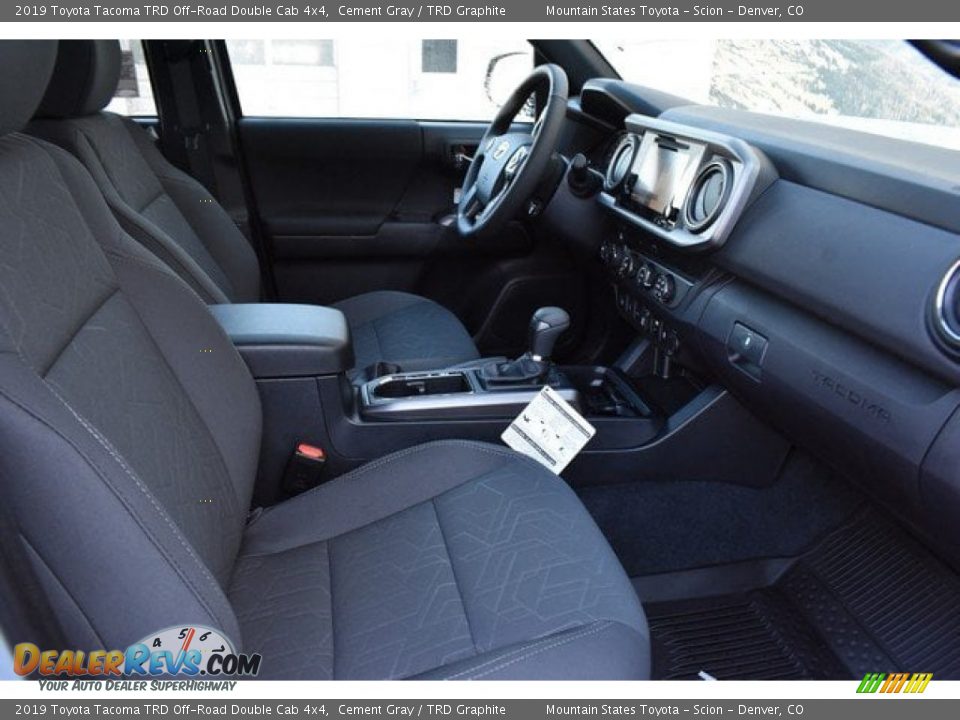 2019 Toyota Tacoma TRD Off-Road Double Cab 4x4 Cement Gray / TRD Graphite Photo #12
