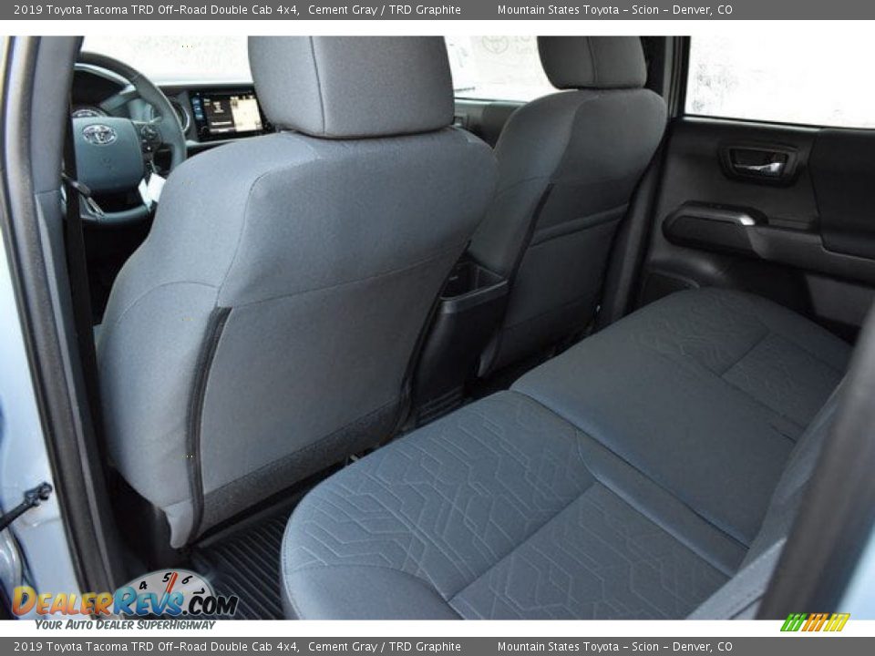 2019 Toyota Tacoma TRD Off-Road Double Cab 4x4 Cement Gray / TRD Graphite Photo #14
