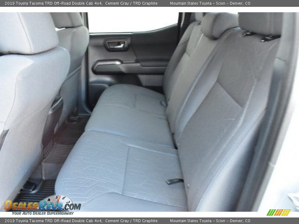 2019 Toyota Tacoma TRD Off-Road Double Cab 4x4 Cement Gray / TRD Graphite Photo #15