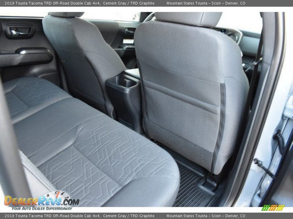 2019 Toyota Tacoma TRD Off-Road Double Cab 4x4 Cement Gray / TRD Graphite Photo #17