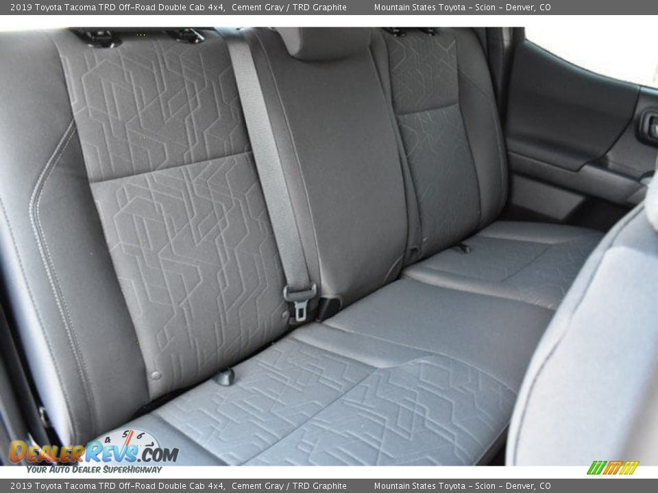 2019 Toyota Tacoma TRD Off-Road Double Cab 4x4 Cement Gray / TRD Graphite Photo #19