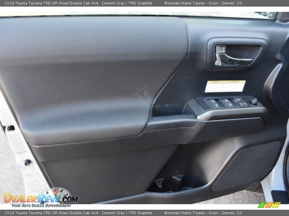 2019 Toyota Tacoma TRD Off-Road Double Cab 4x4 Cement Gray / TRD Graphite Photo #20
