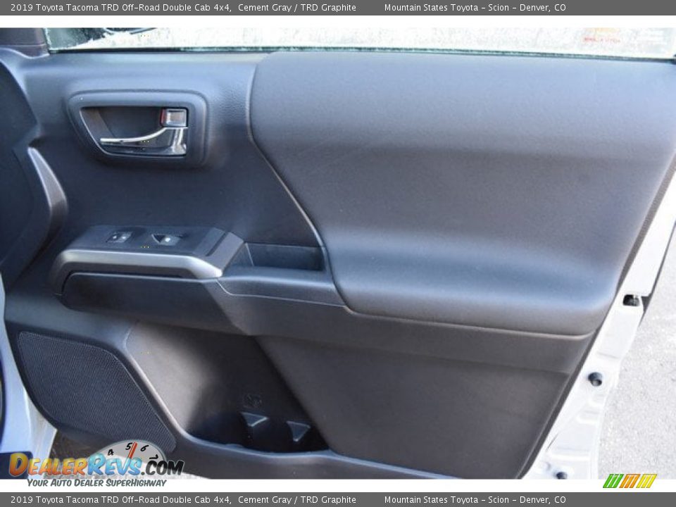2019 Toyota Tacoma TRD Off-Road Double Cab 4x4 Cement Gray / TRD Graphite Photo #22