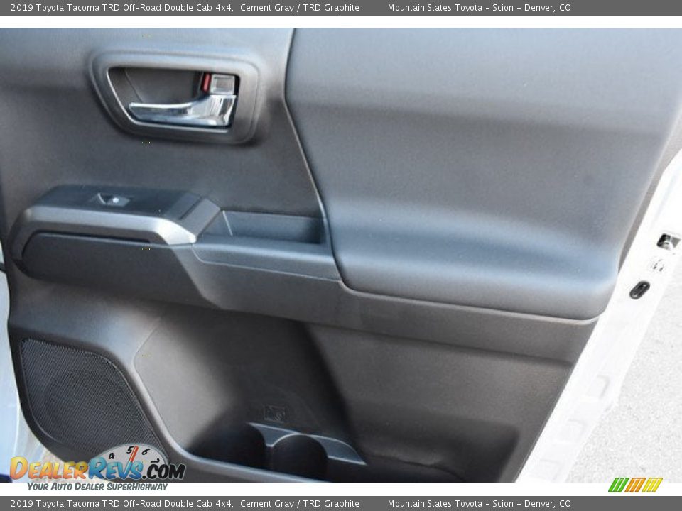 2019 Toyota Tacoma TRD Off-Road Double Cab 4x4 Cement Gray / TRD Graphite Photo #23