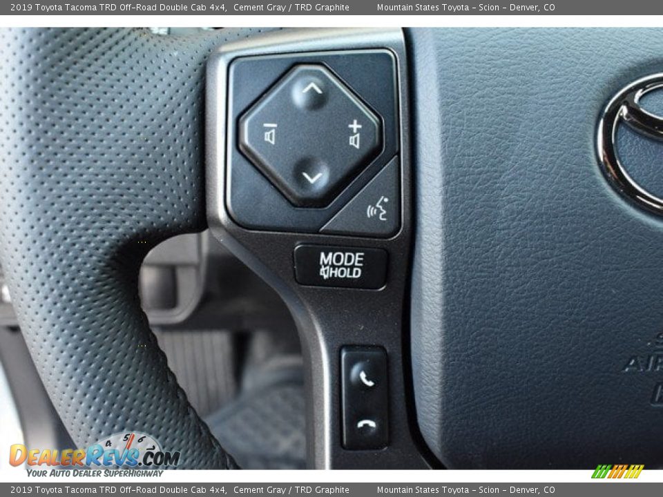 2019 Toyota Tacoma TRD Off-Road Double Cab 4x4 Cement Gray / TRD Graphite Photo #26