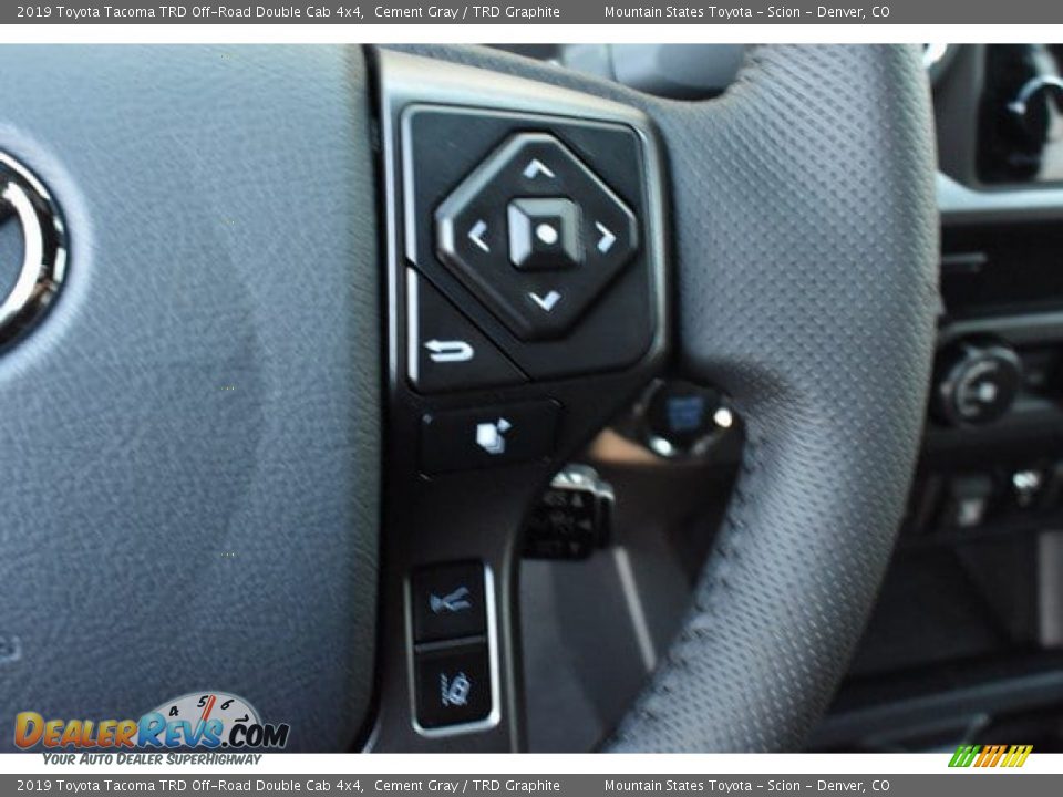 2019 Toyota Tacoma TRD Off-Road Double Cab 4x4 Cement Gray / TRD Graphite Photo #27