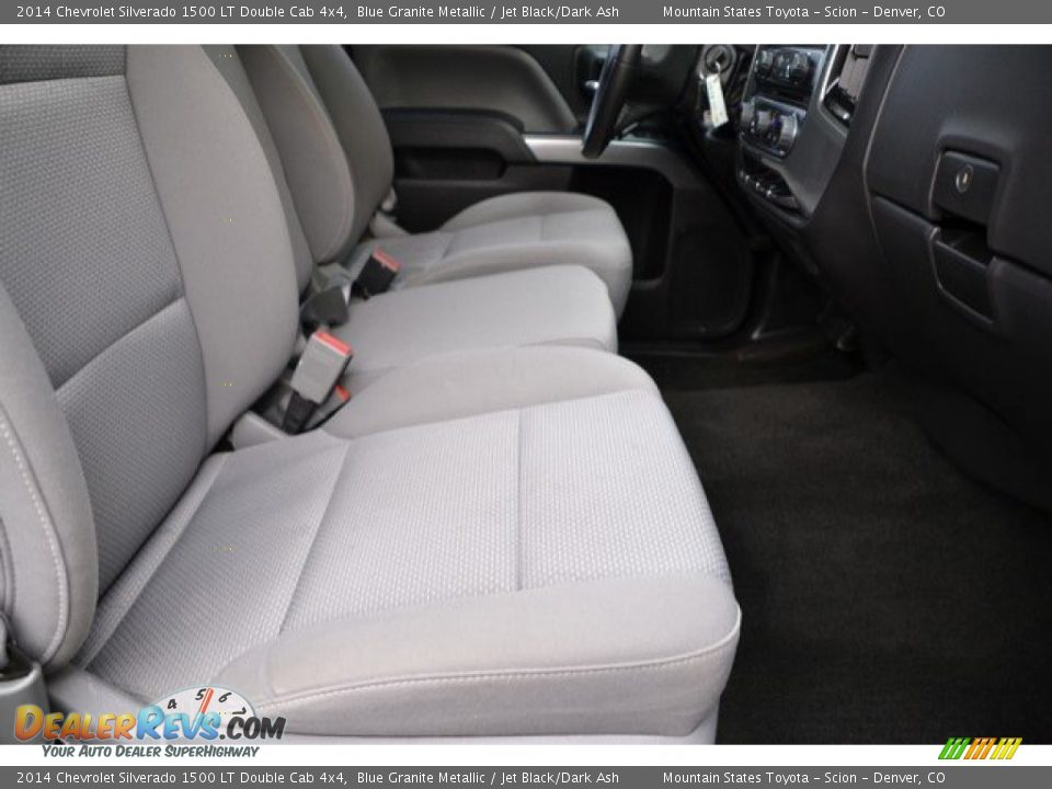 2014 Chevrolet Silverado 1500 LT Double Cab 4x4 Blue Granite Metallic / Jet Black/Dark Ash Photo #17