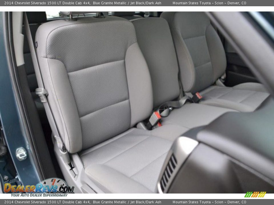 2014 Chevrolet Silverado 1500 LT Double Cab 4x4 Blue Granite Metallic / Jet Black/Dark Ash Photo #18