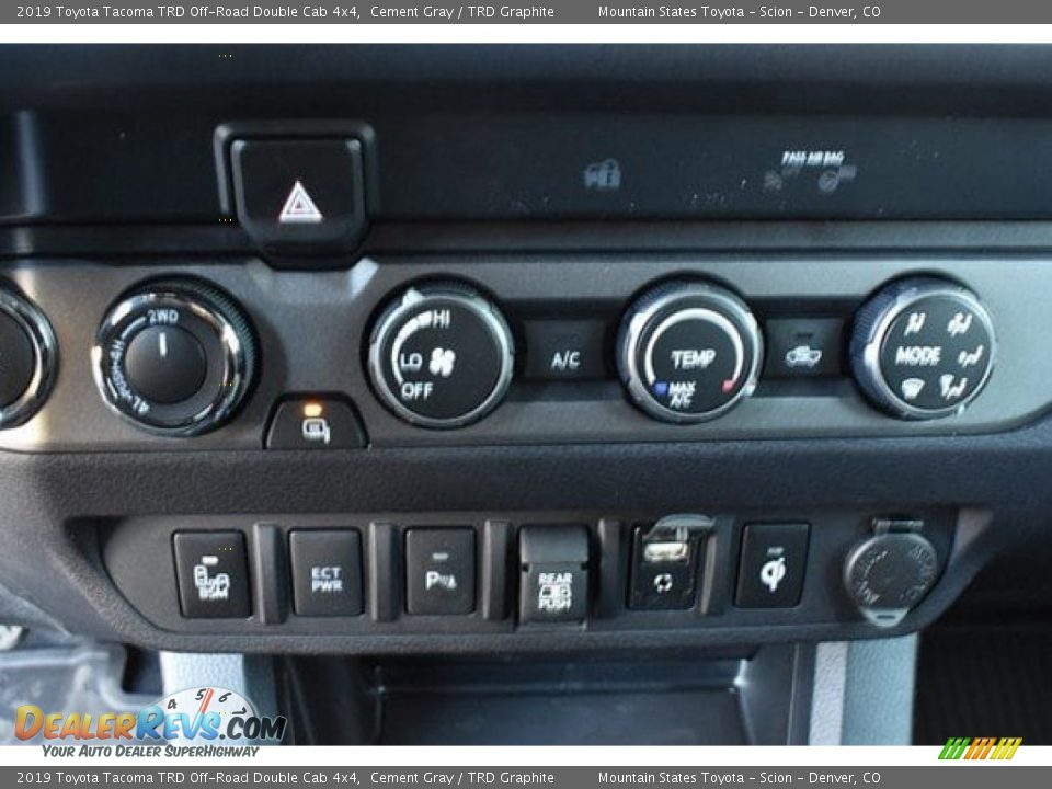 2019 Toyota Tacoma TRD Off-Road Double Cab 4x4 Cement Gray / TRD Graphite Photo #29