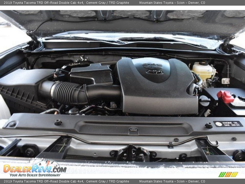 2019 Toyota Tacoma TRD Off-Road Double Cab 4x4 Cement Gray / TRD Graphite Photo #31