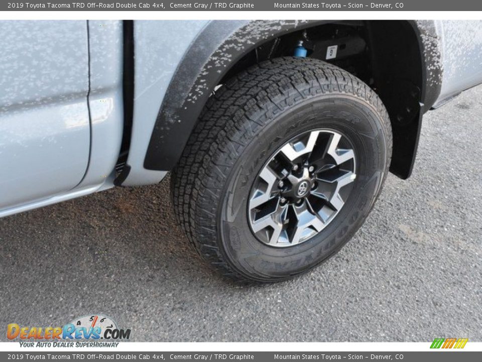 2019 Toyota Tacoma TRD Off-Road Double Cab 4x4 Cement Gray / TRD Graphite Photo #33
