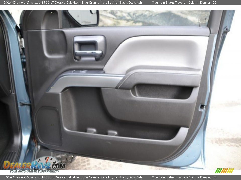 2014 Chevrolet Silverado 1500 LT Double Cab 4x4 Blue Granite Metallic / Jet Black/Dark Ash Photo #25