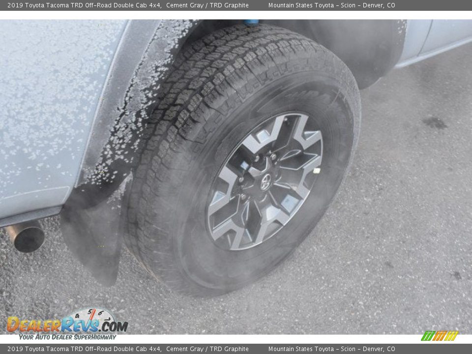 2019 Toyota Tacoma TRD Off-Road Double Cab 4x4 Cement Gray / TRD Graphite Photo #34