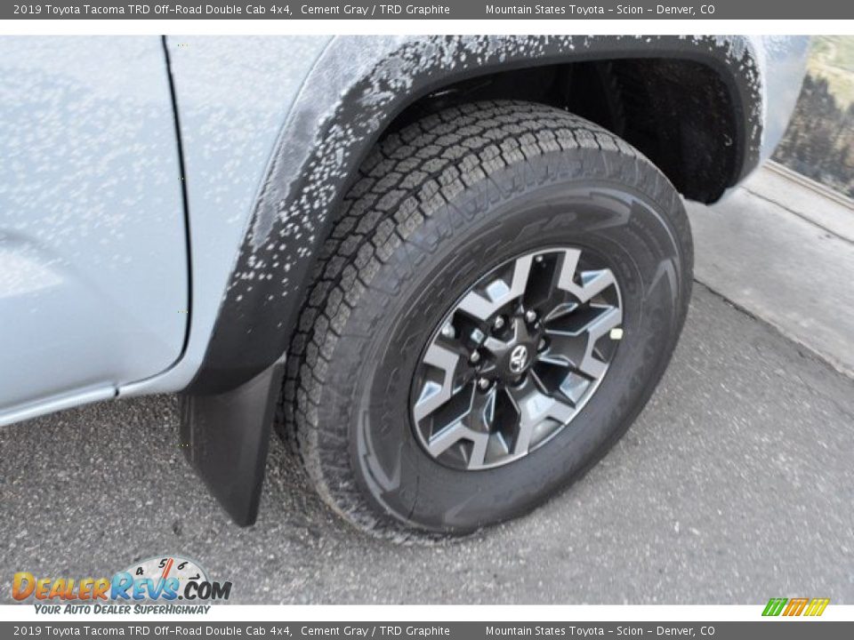 2019 Toyota Tacoma TRD Off-Road Double Cab 4x4 Cement Gray / TRD Graphite Photo #35