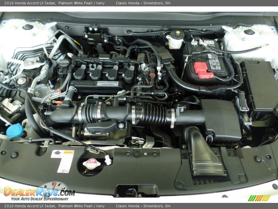 2019 Honda Accord LX Sedan Platinum White Pearl / Ivory Photo #22