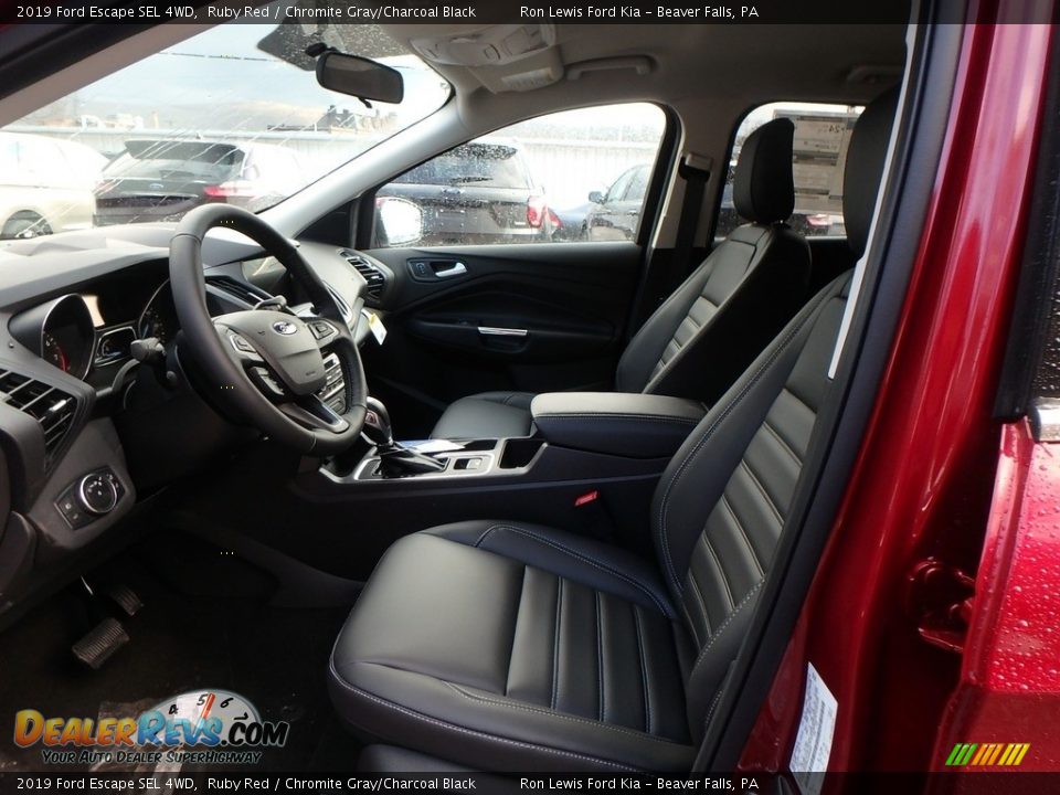 2019 Ford Escape SEL 4WD Ruby Red / Chromite Gray/Charcoal Black Photo #11
