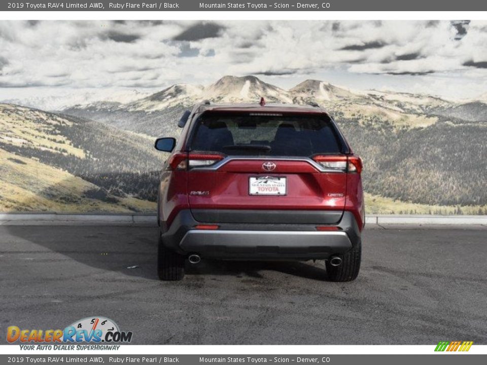 2019 Toyota RAV4 Limited AWD Ruby Flare Pearl / Black Photo #4