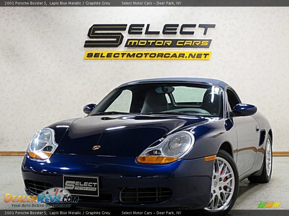 2001 Porsche Boxster S Lapis Blue Metallic / Graphite Grey Photo #1