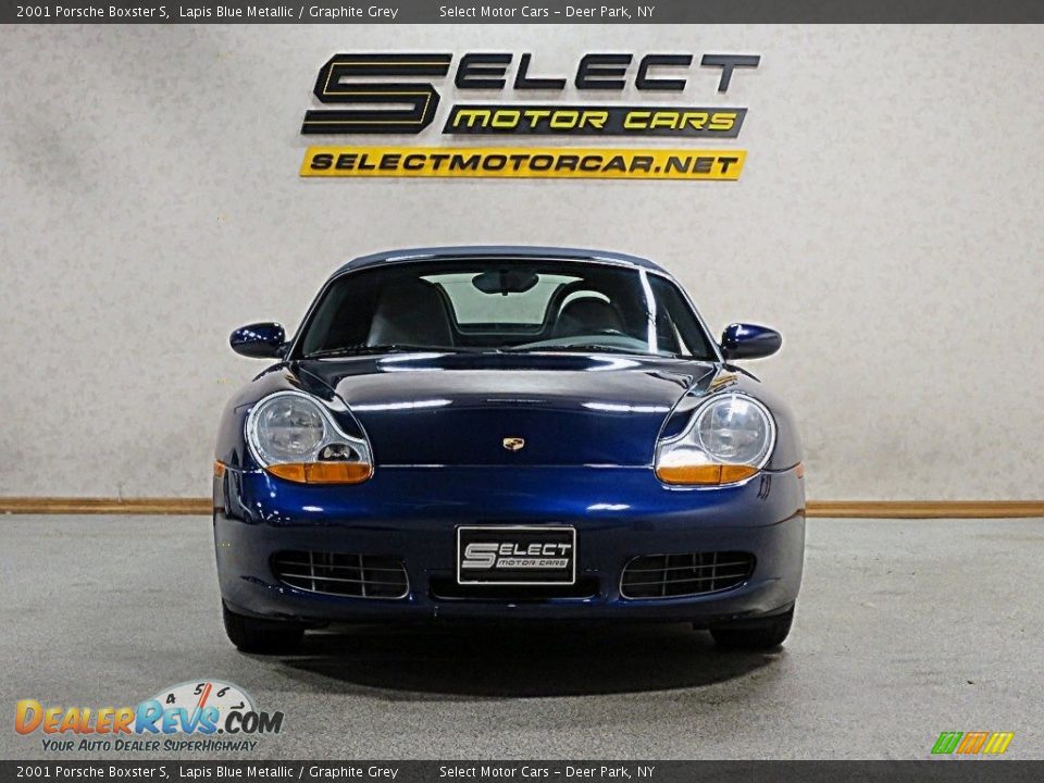 2001 Porsche Boxster S Lapis Blue Metallic / Graphite Grey Photo #2