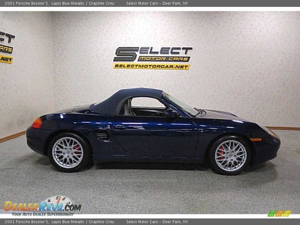 2001 Porsche Boxster S Lapis Blue Metallic / Graphite Grey Photo #4