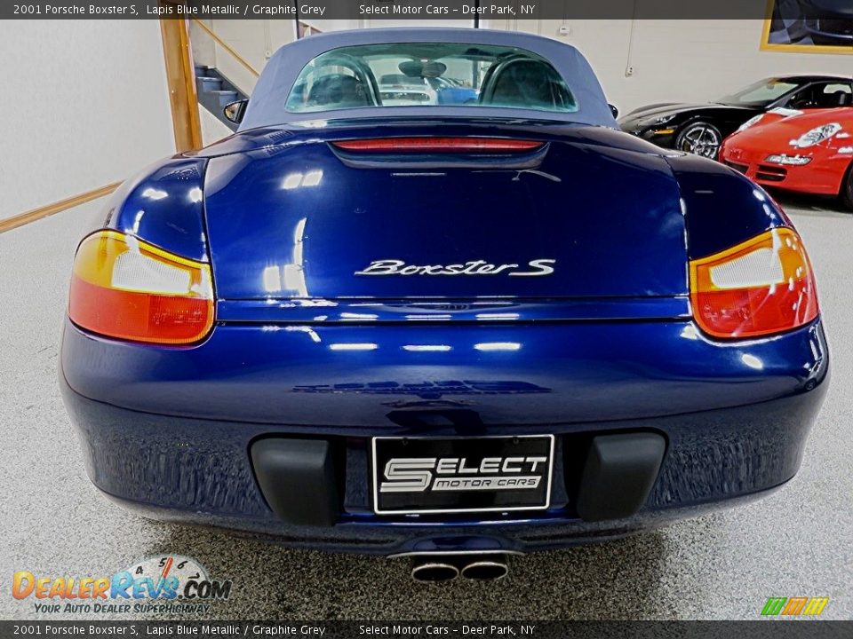2001 Porsche Boxster S Lapis Blue Metallic / Graphite Grey Photo #5