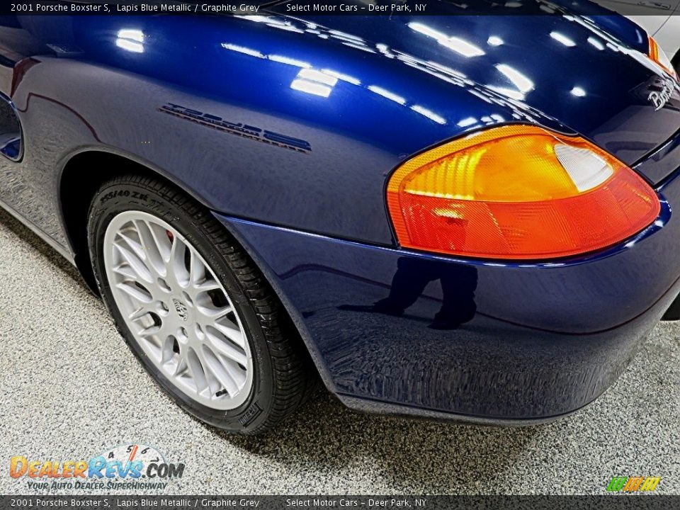 2001 Porsche Boxster S Lapis Blue Metallic / Graphite Grey Photo #6