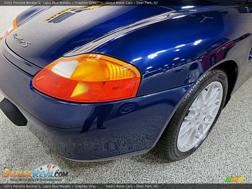 2001 Porsche Boxster S Lapis Blue Metallic / Graphite Grey Photo #7