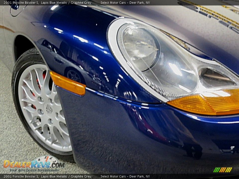 2001 Porsche Boxster S Lapis Blue Metallic / Graphite Grey Photo #8