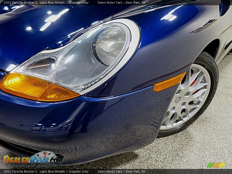 2001 Porsche Boxster S Lapis Blue Metallic / Graphite Grey Photo #9
