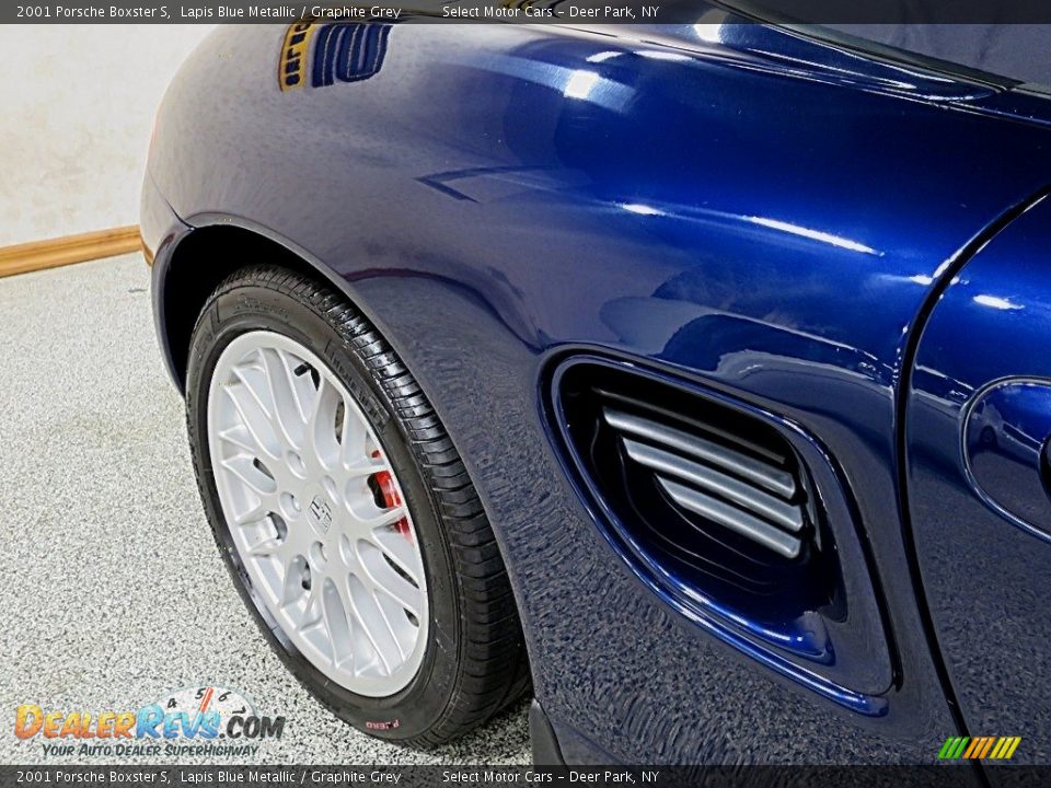 2001 Porsche Boxster S Lapis Blue Metallic / Graphite Grey Photo #10