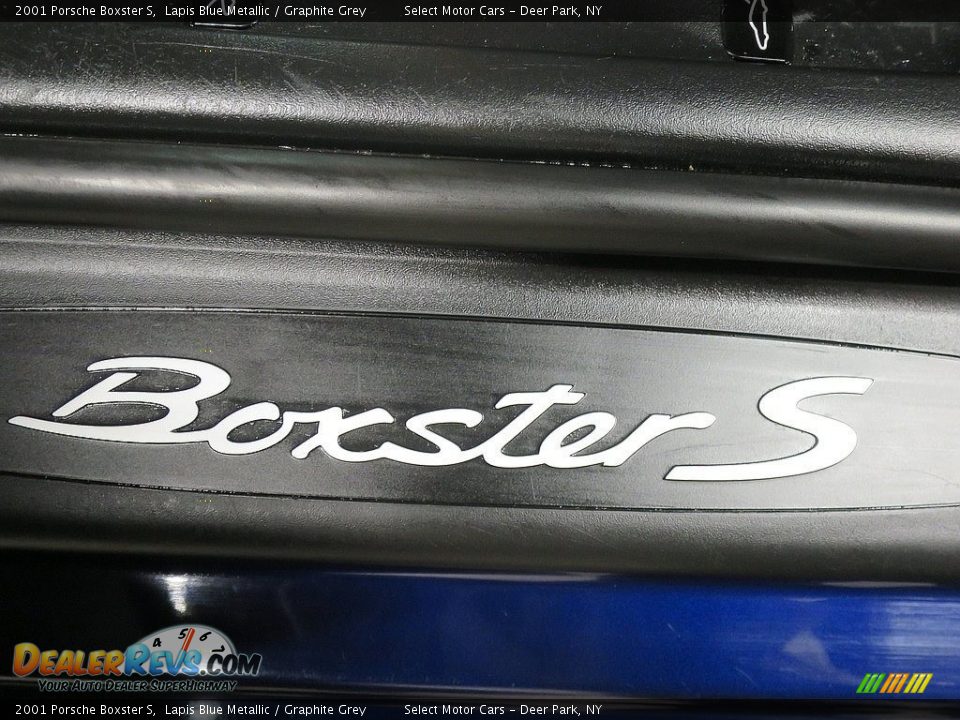 2001 Porsche Boxster S Lapis Blue Metallic / Graphite Grey Photo #16