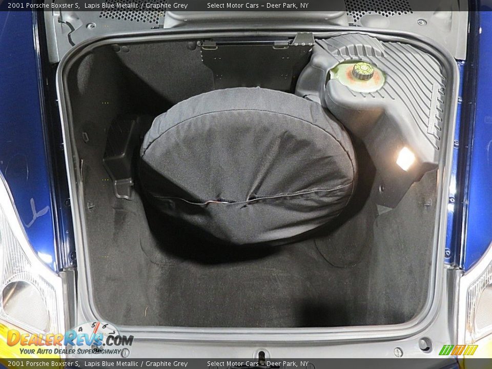 2001 Porsche Boxster S Lapis Blue Metallic / Graphite Grey Photo #21
