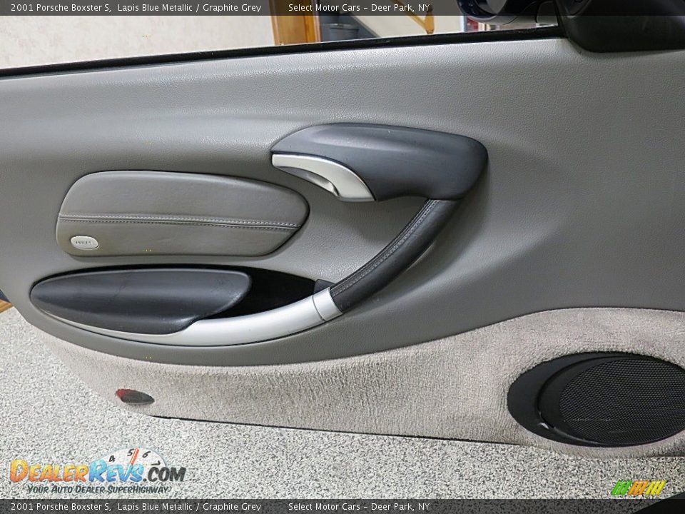 2001 Porsche Boxster S Lapis Blue Metallic / Graphite Grey Photo #22