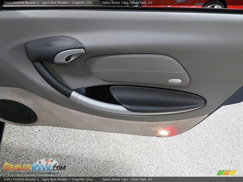 2001 Porsche Boxster S Lapis Blue Metallic / Graphite Grey Photo #23