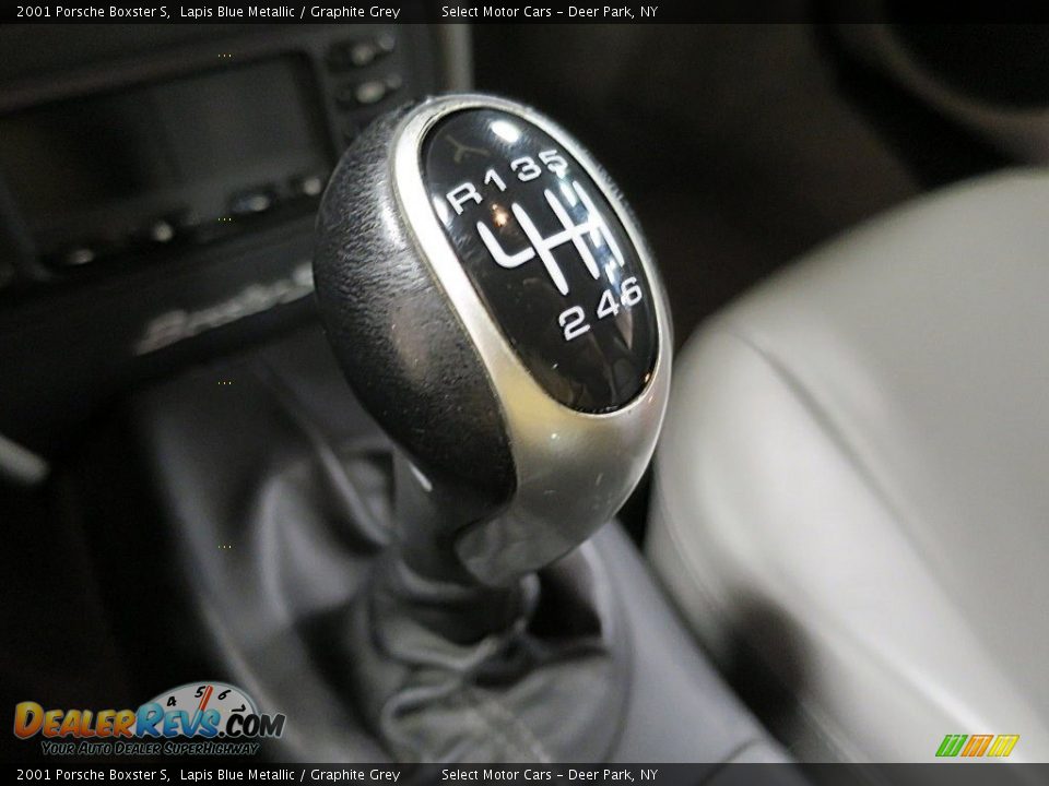 2001 Porsche Boxster S Lapis Blue Metallic / Graphite Grey Photo #24