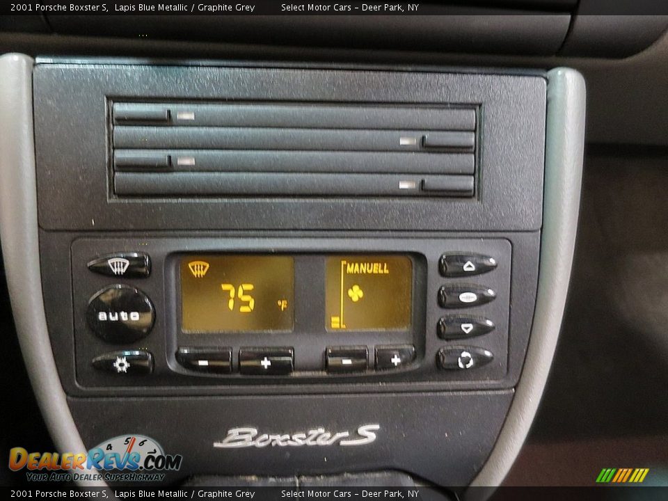 2001 Porsche Boxster S Lapis Blue Metallic / Graphite Grey Photo #25