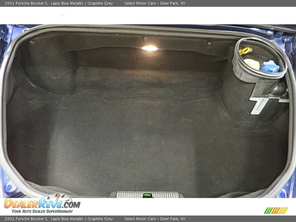 2001 Porsche Boxster S Lapis Blue Metallic / Graphite Grey Photo #26