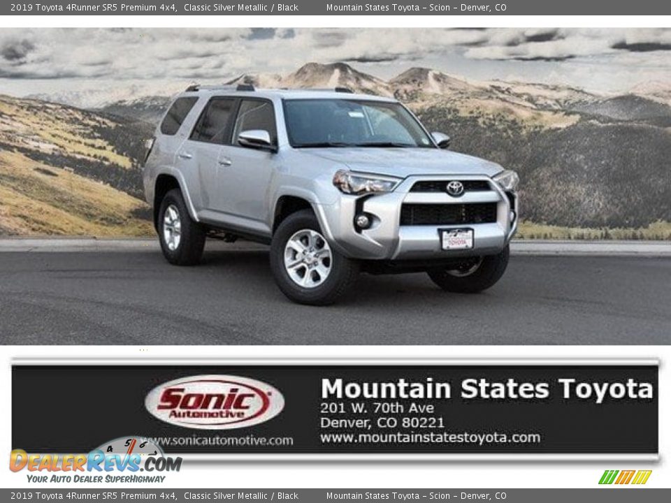 2019 Toyota 4Runner SR5 Premium 4x4 Classic Silver Metallic / Black Photo #1