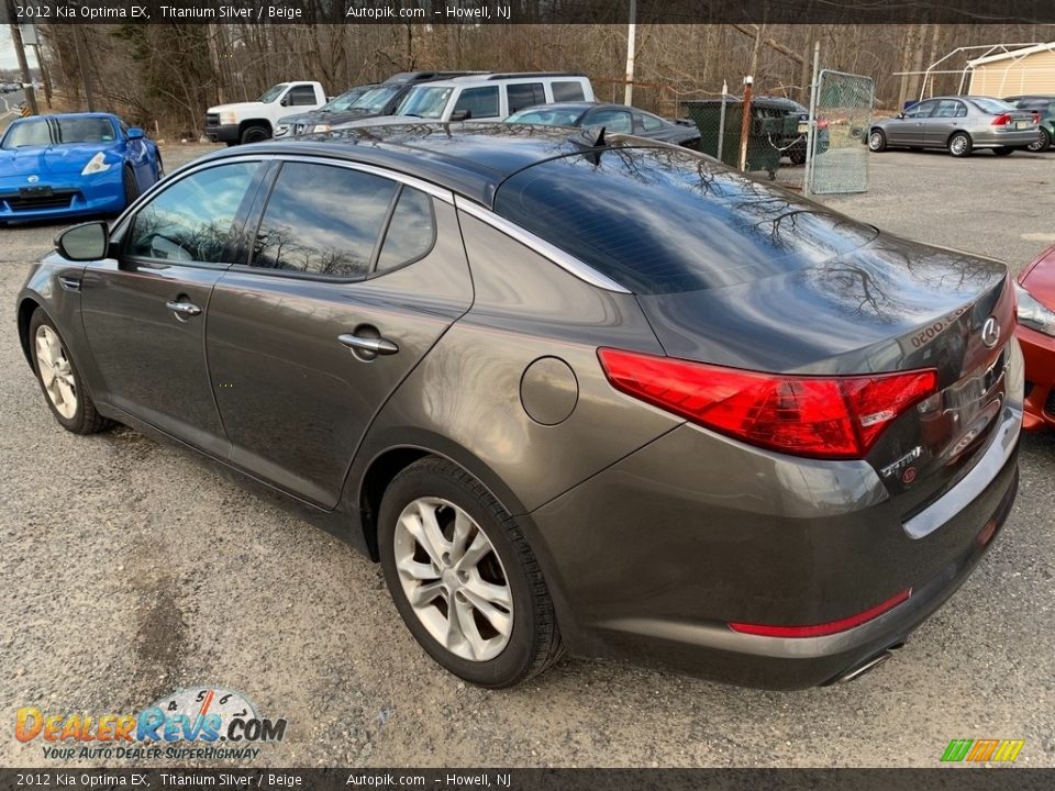 2012 Kia Optima EX Titanium Silver / Beige Photo #2