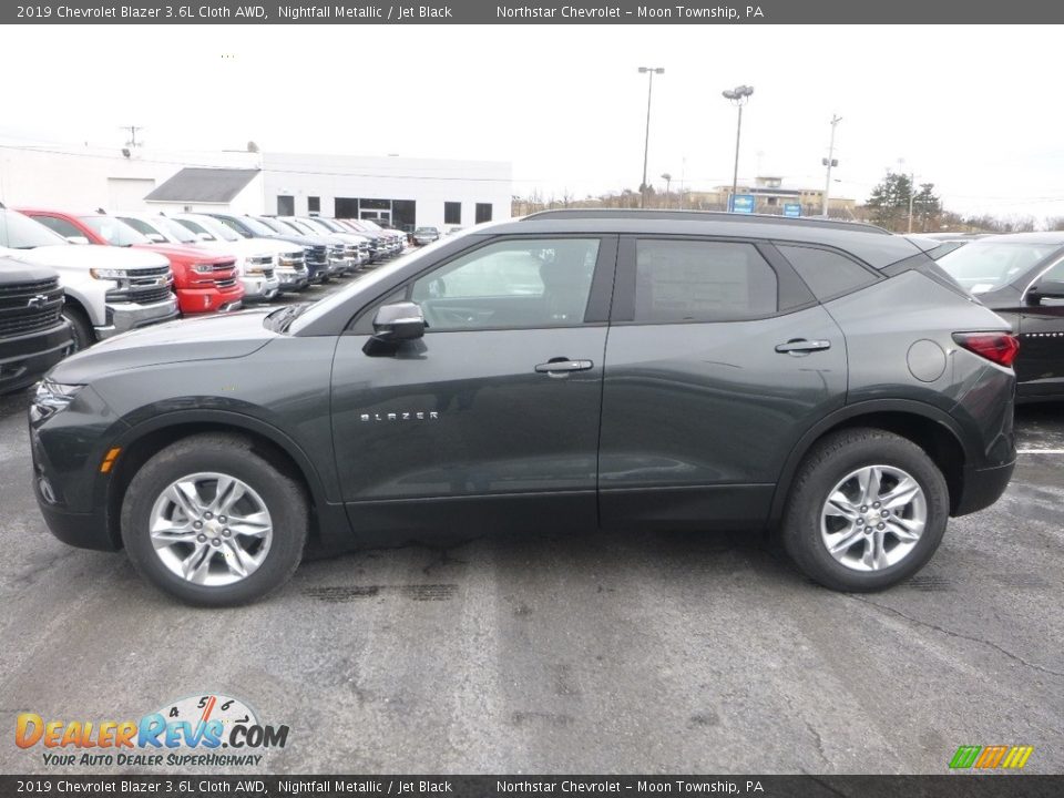 2019 Chevrolet Blazer 3.6L Cloth AWD Nightfall Metallic / Jet Black Photo #2
