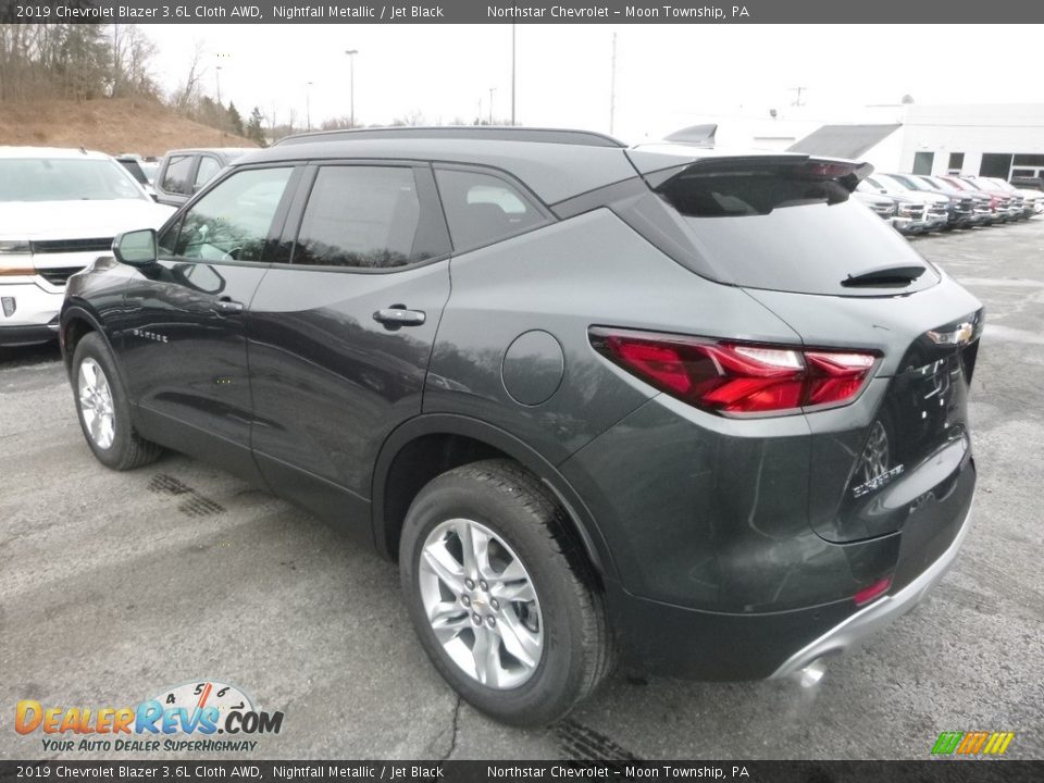 2019 Chevrolet Blazer 3.6L Cloth AWD Nightfall Metallic / Jet Black Photo #3